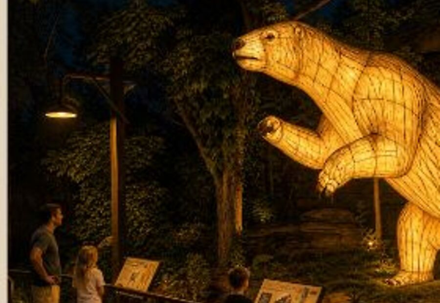 Giants & Quakes zoo experience concept